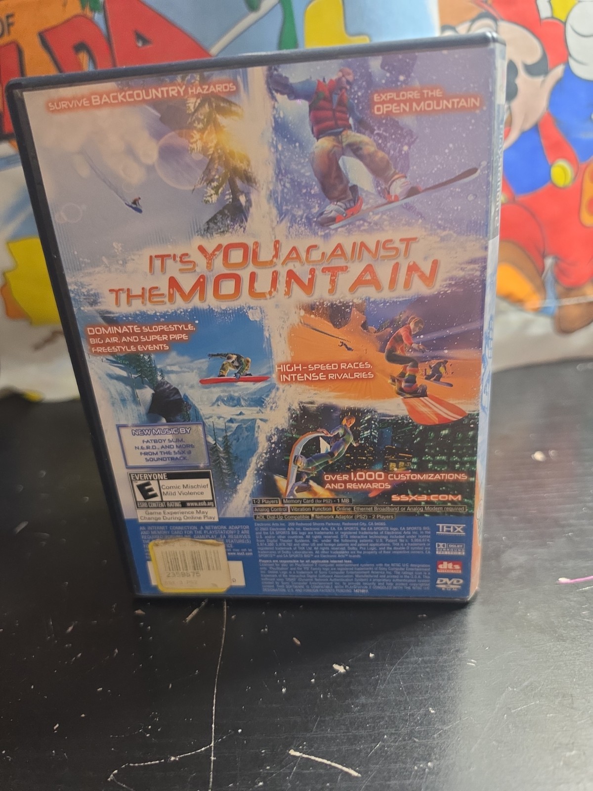SSX 3 🏂 (Sony PlayStation 2 PS2, 2003) No Manual Good Condition