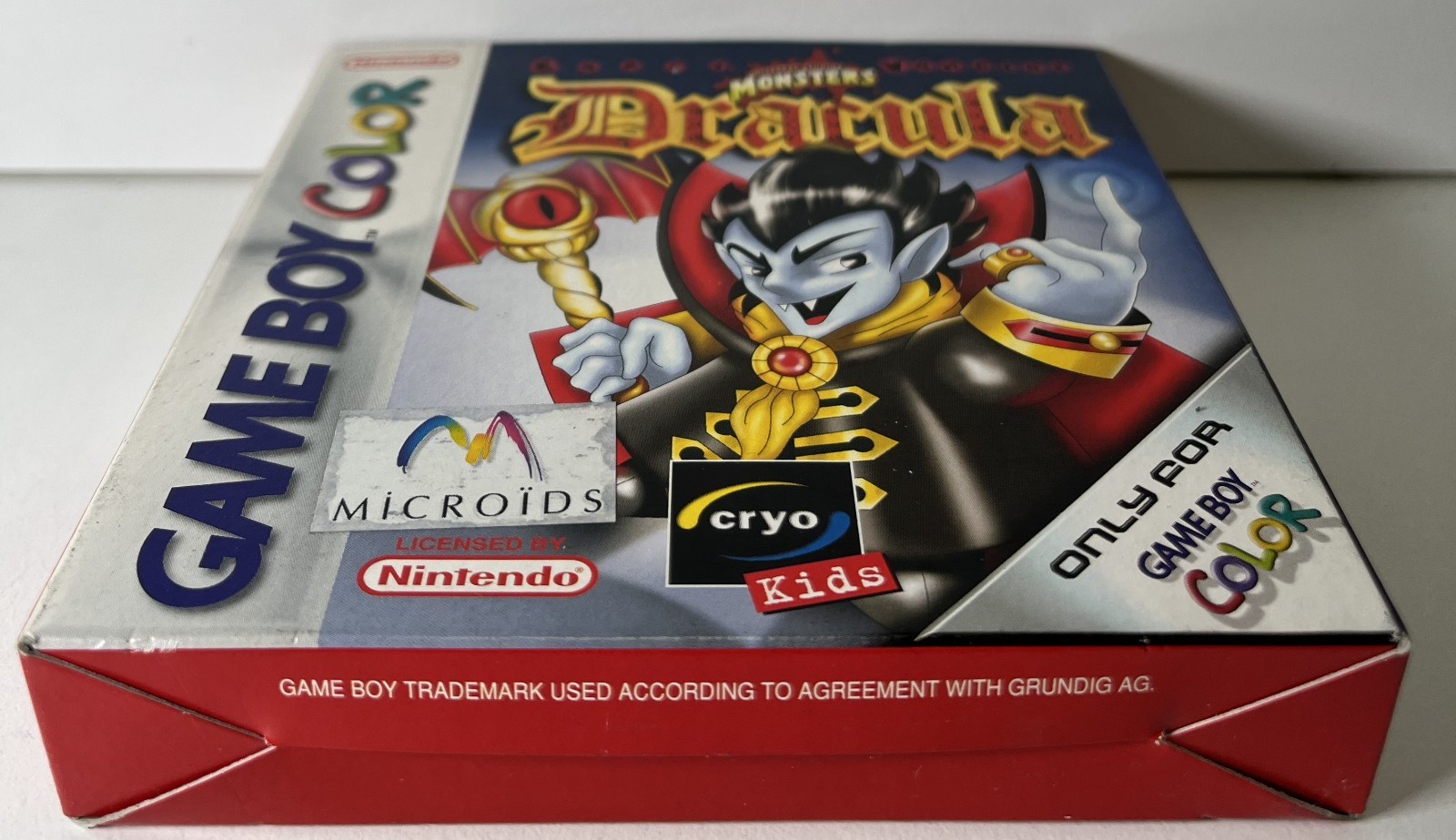 UNIVERSAL MONSTERS DRACULA CRAZY VAMPIRE NINTENDO GBC NEW PAL 2001