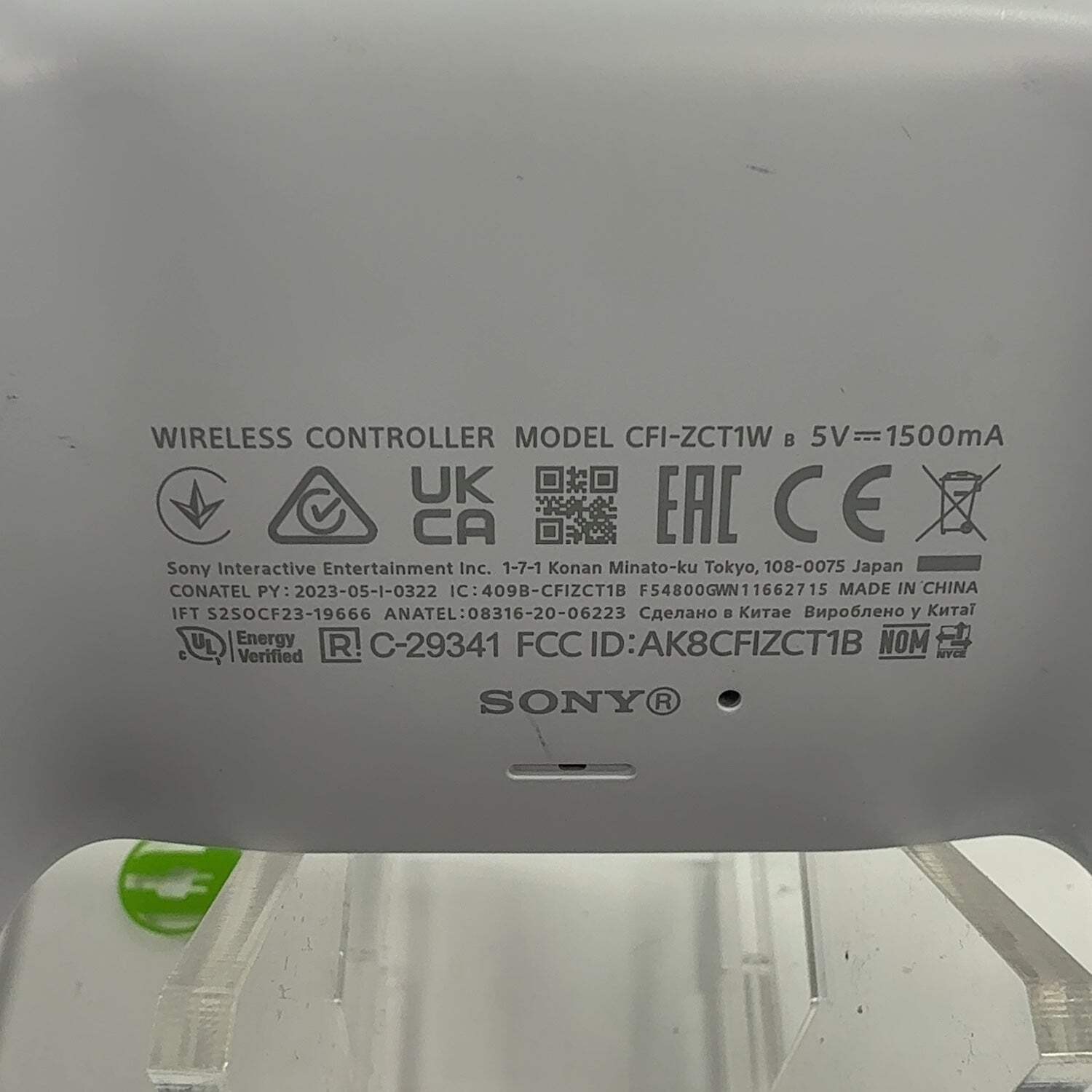 Sony PlayStation 5 PS5 DualSense Wireless Controller White CFI-ZCT1W