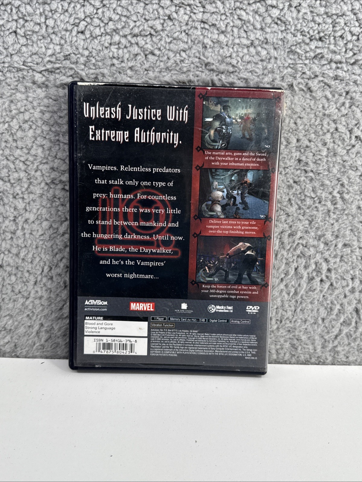Blade II (Sony PlayStation 2, 2002) Tested/Working