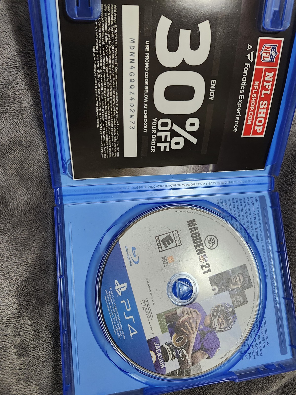 EA SPORTS Madden NFL 21 PS4 Sports E-Everyone American Football Disc & Case