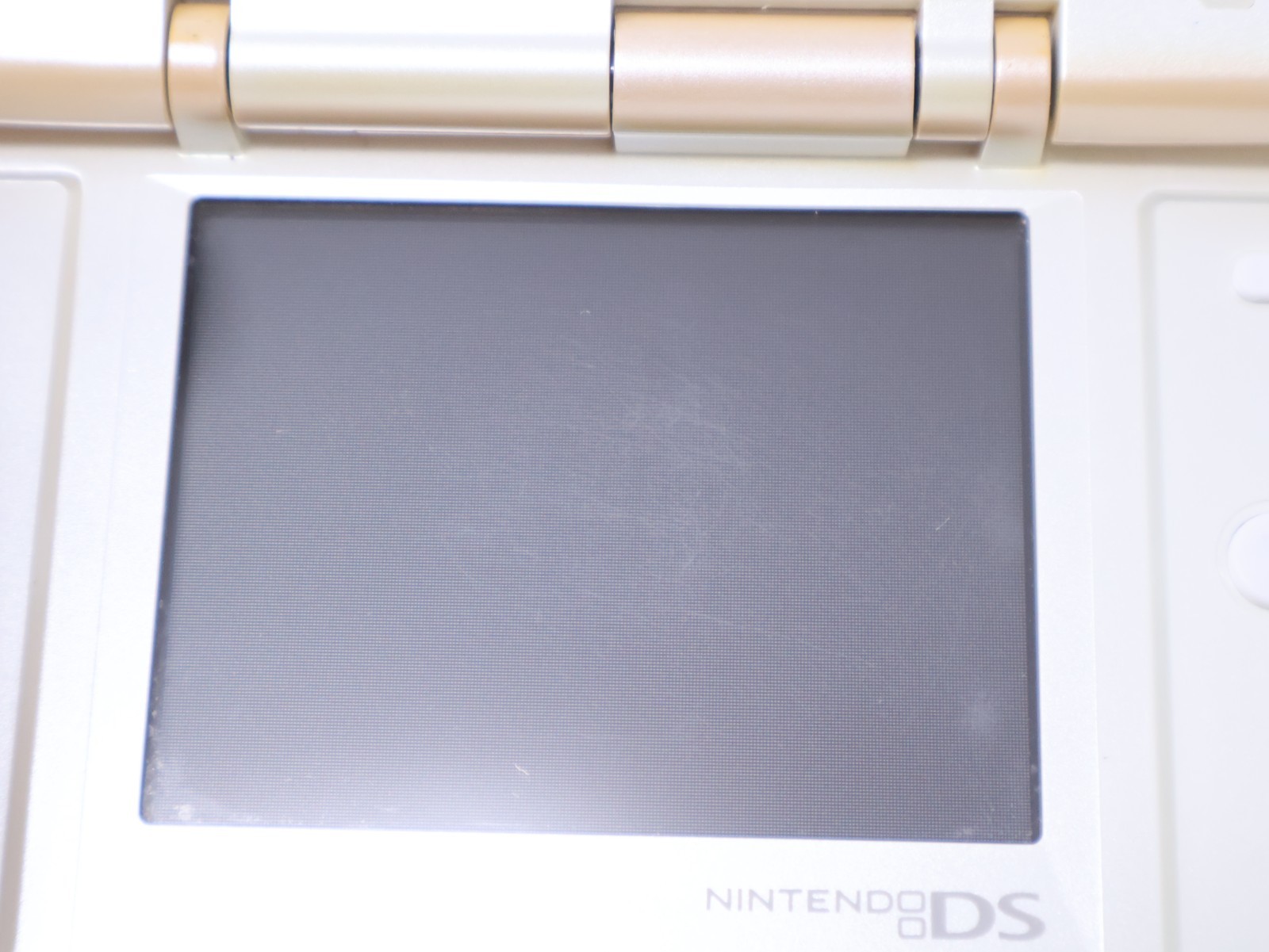 Nintendo DS Handheld System Console Tested Working Pure White w/ Stylus