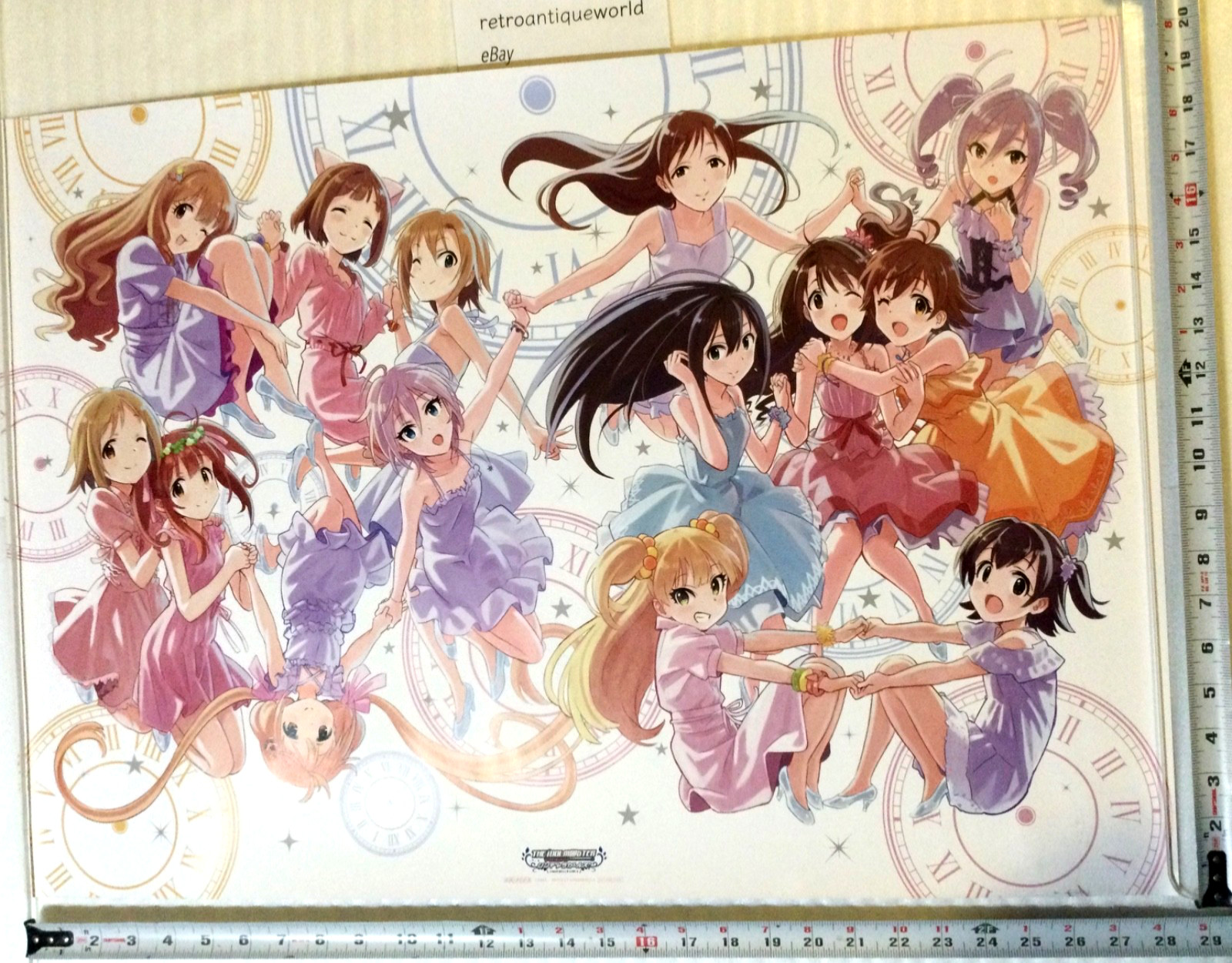 IDOLMASTER Cinderella Girls Limited Promo Poster 2-Sided Display Anime #2 RARE