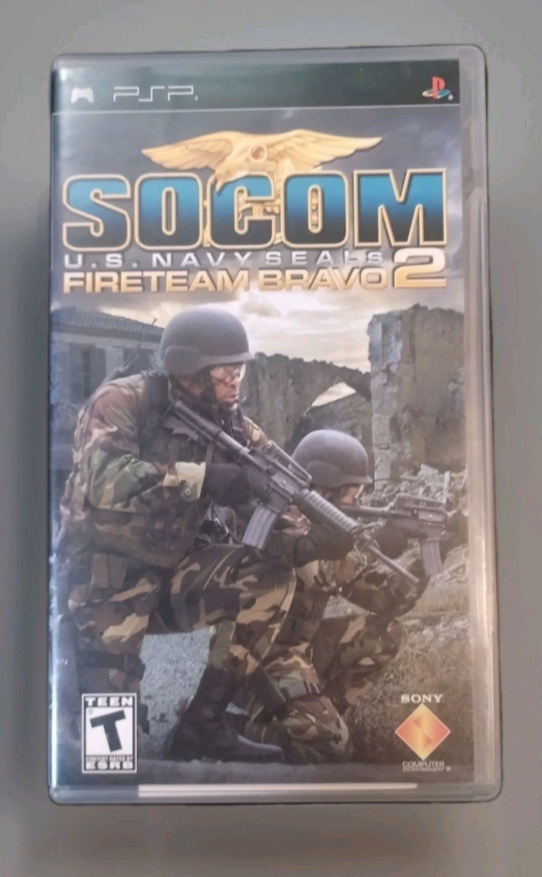 Socom: U.S. Navy Seals Fireteam Bravo 2 for Sony PSP Complete Fast Shipping!