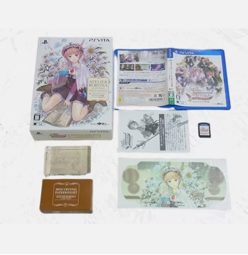 Atelier Shin Rorona Totori Meruru Premium Box 3Games Set PS VITA Japane
