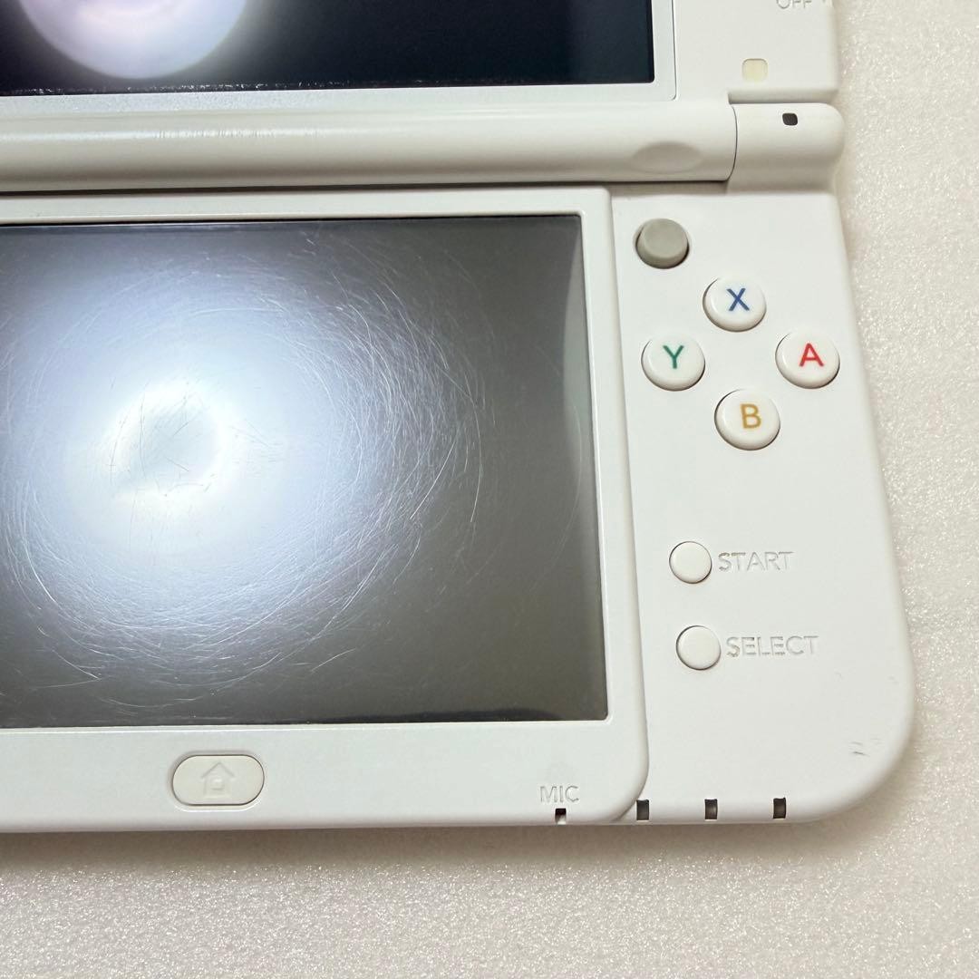 New Nintendo 3DS LL XL Pearl White Console IPS Mem Card Tested Working #65