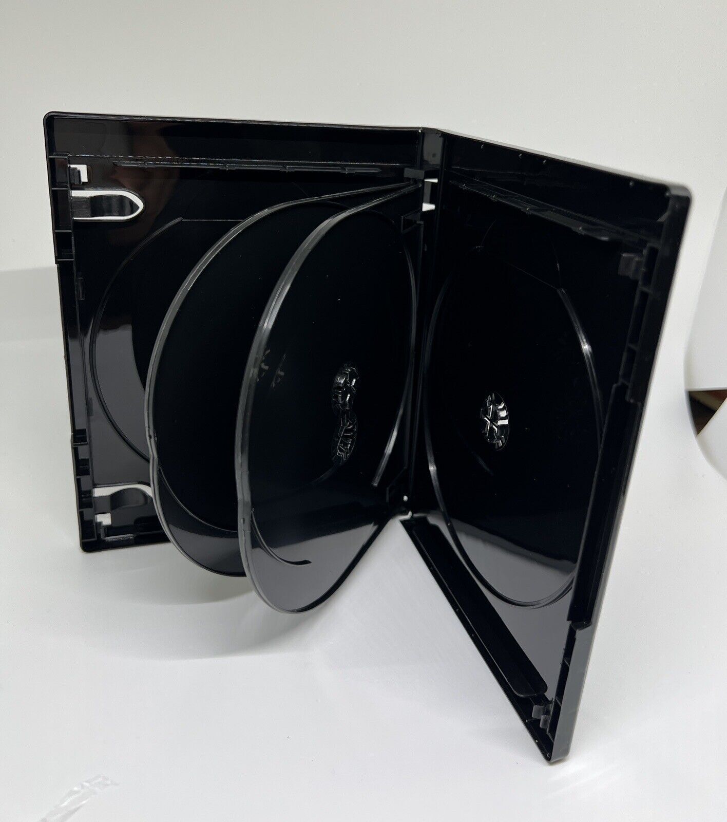 NEW 15mm 4K ULTRA HD BLACK 5-DISC CASE, BOOKLET CLIPS, SLEEVE, PS5-15MM UHD(O23)