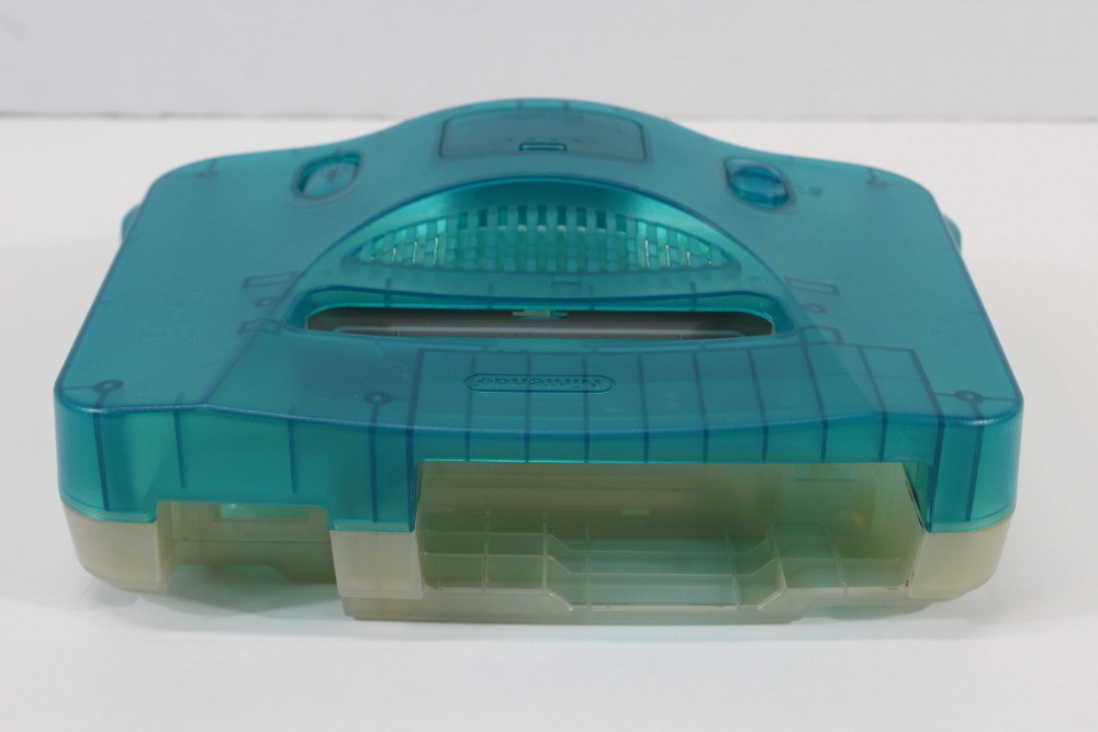 Nintendo 64 N64 OEM Toys R Us Clear Blue White Console Replacement Shell Cos.Da2