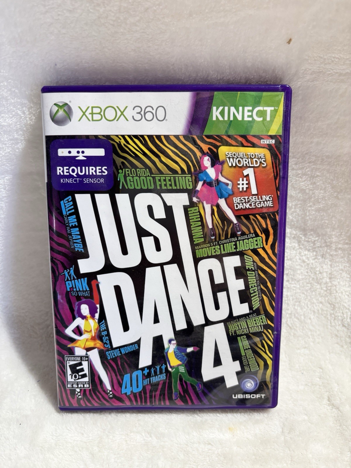 Just Dance 4 (Microsoft Xbox 360, 2012) Complete With Manual