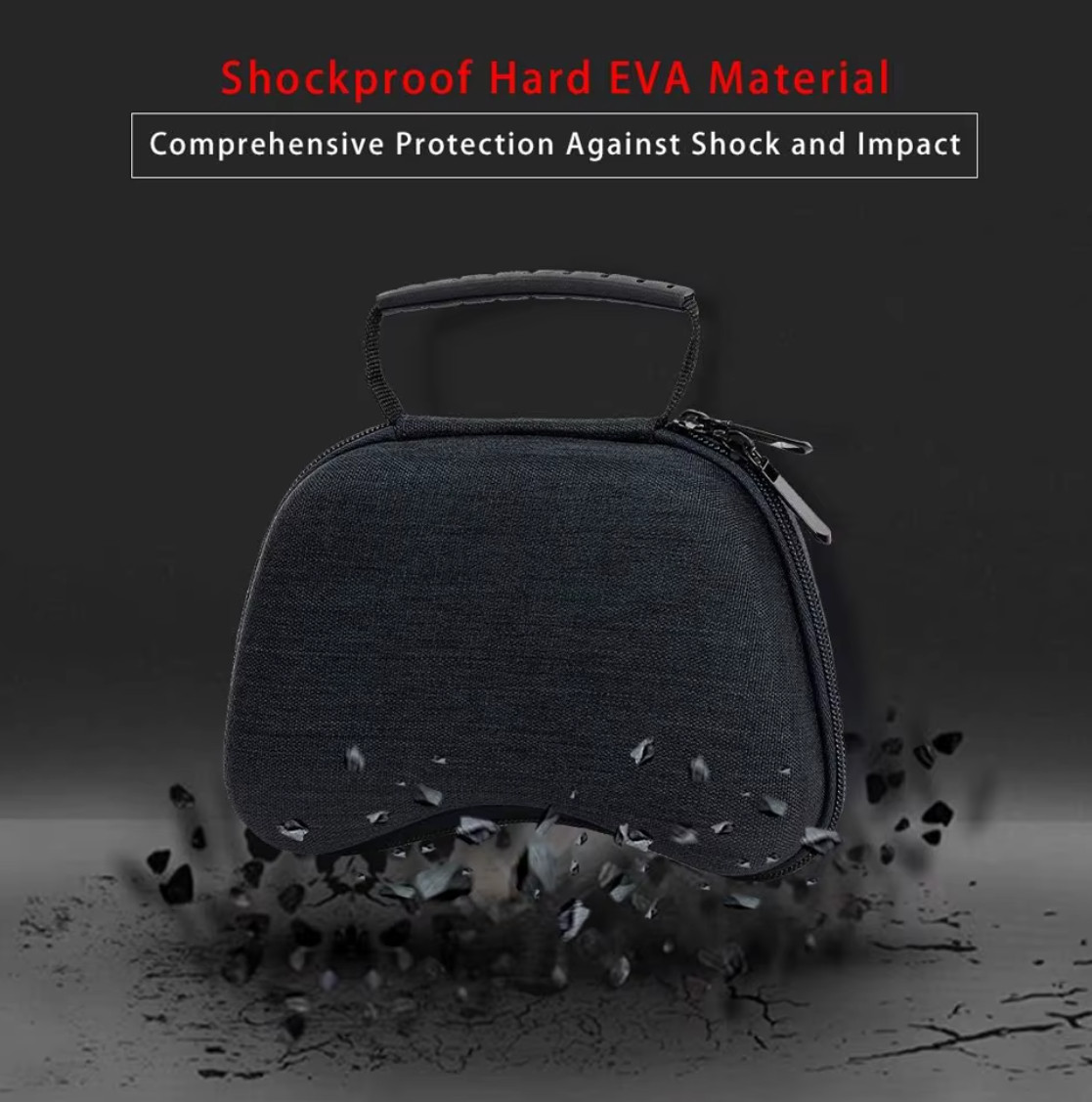 Hard Travel Case for PS5/Xbox Series X/S/Switch Controllers – Shockproof EVA