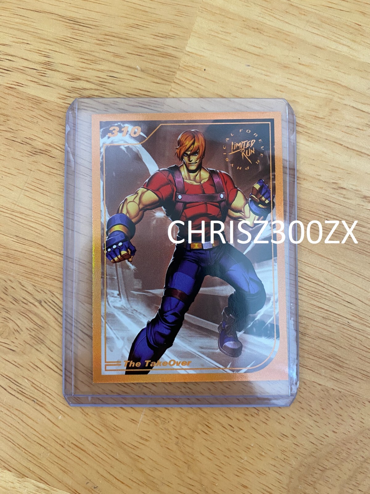 Limited Run The Takeover VITA PS4 Switch Gold Trading Art Card 310