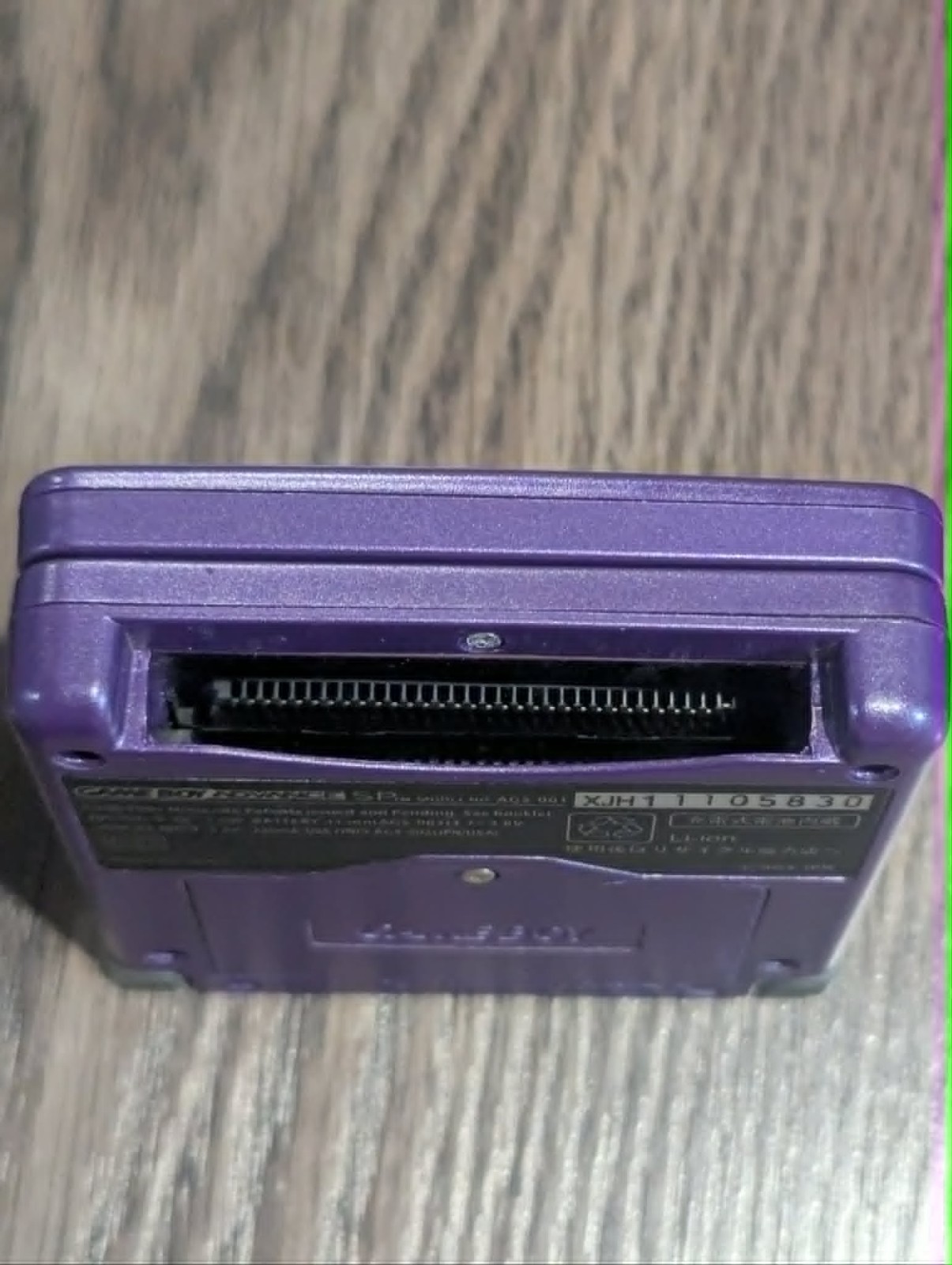 Nintendo Game Boy Advance GBA SP Midnight Purple System AGS 001