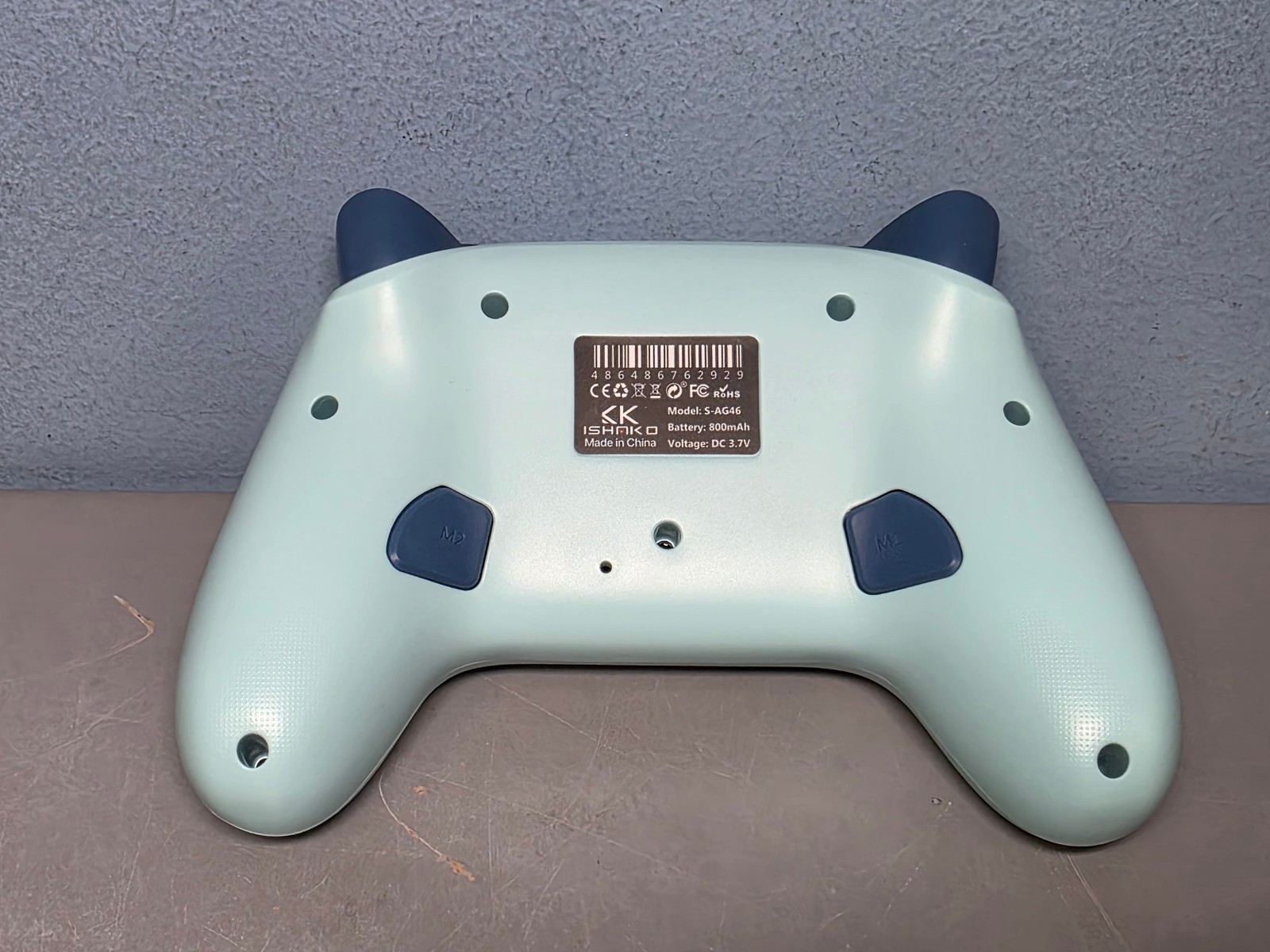 Ishako Multi-Platform Game Controller in Green New Hall Effect & Programmable