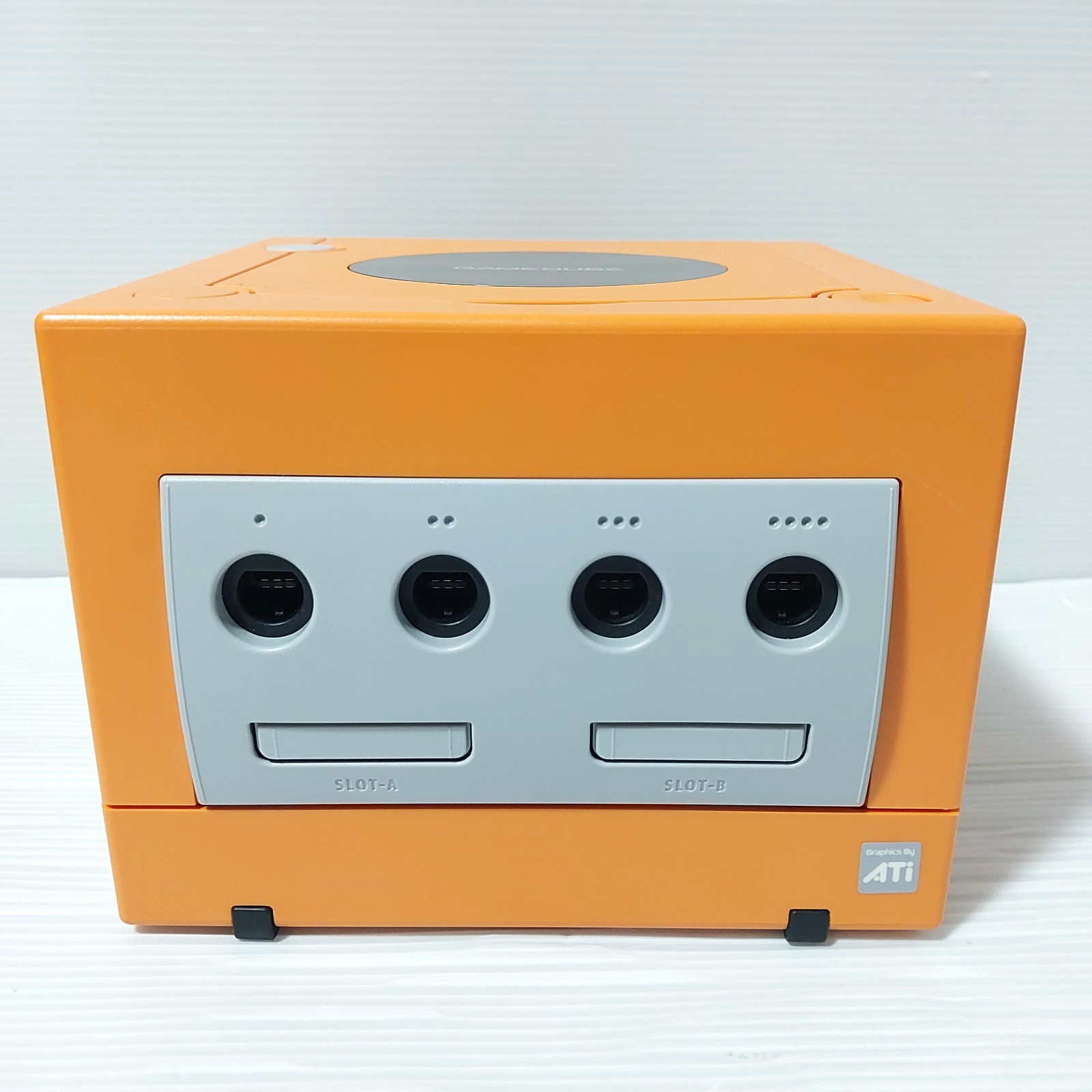 Nintendo GameCube Spice Orange Console with Gameboy player Region Free Japan