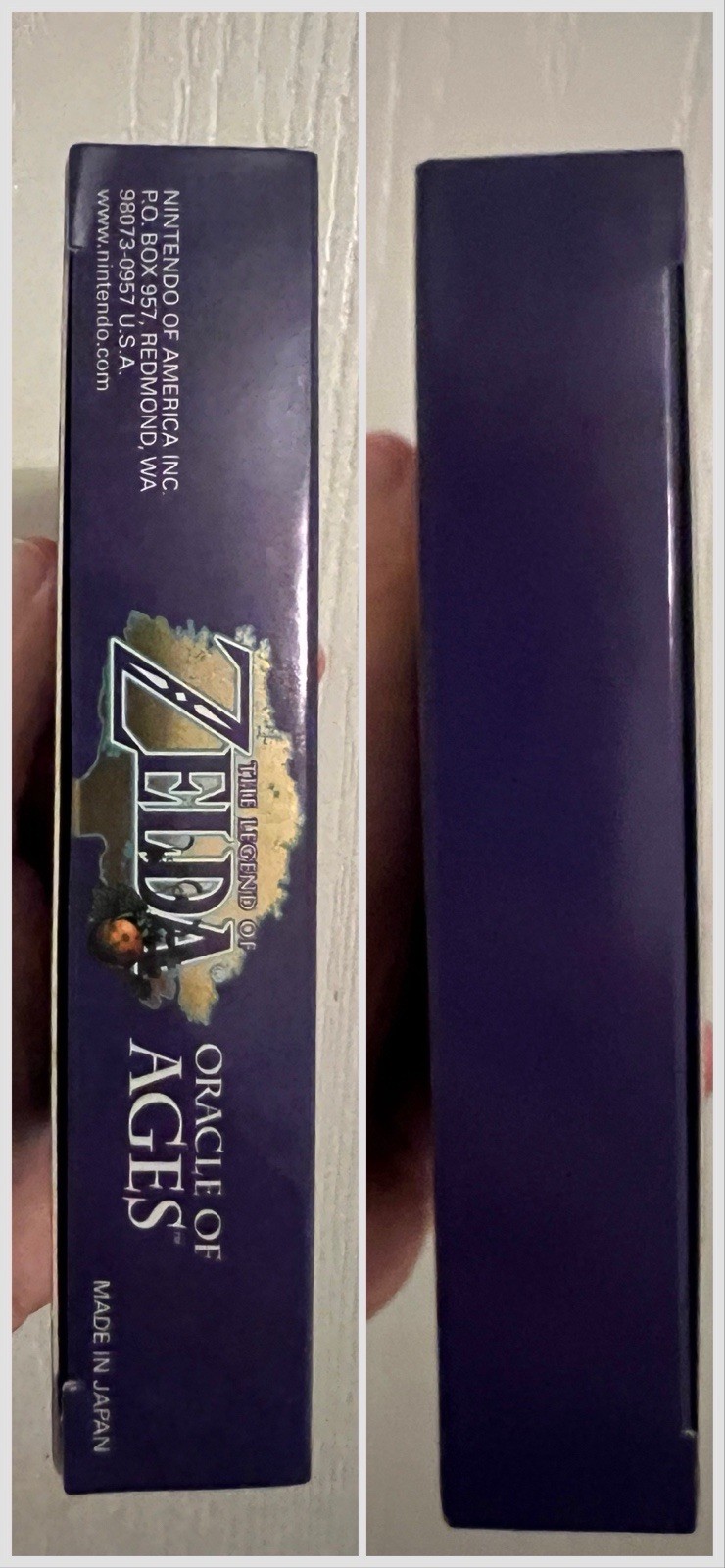 Zelda: Oracle of Ages GBC NTSC-U/C Manual Included CIB Complete