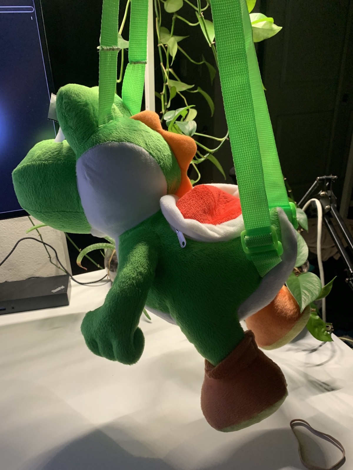 Super Mario Yoshi Plush Backpack 2023 Nintendo Licensed