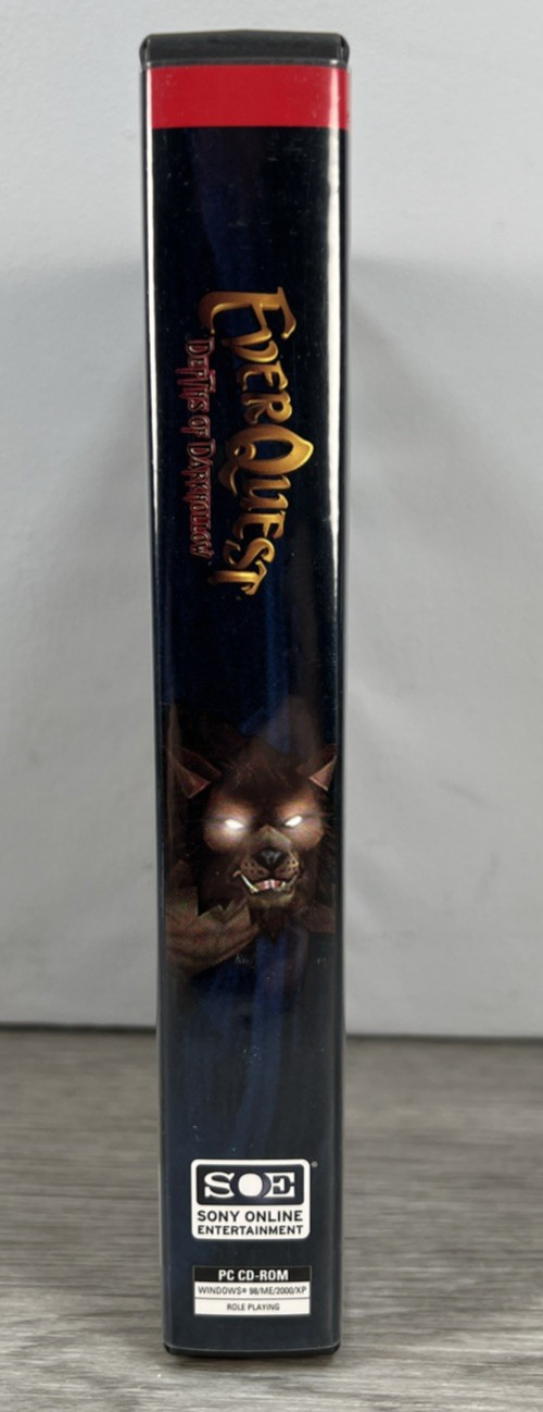 EverQuest: Depths of Darkhollow (PC, 2005) Expansion Pack W/ 4 Post Cards