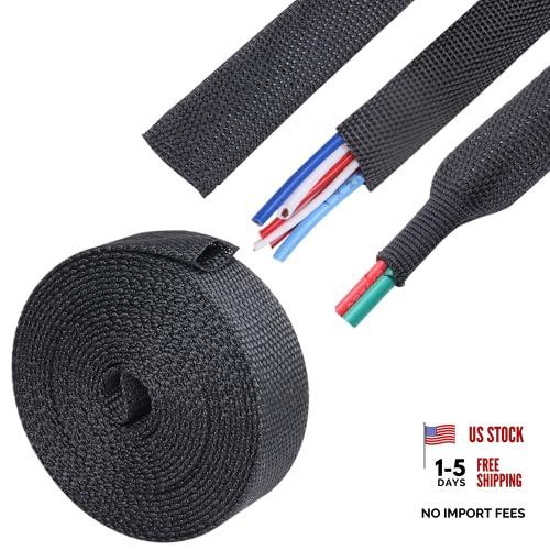 30Feet Hydraulic Hose Protector Sleeve 2-1/4″ Sheathing Wrap – 360 Inch