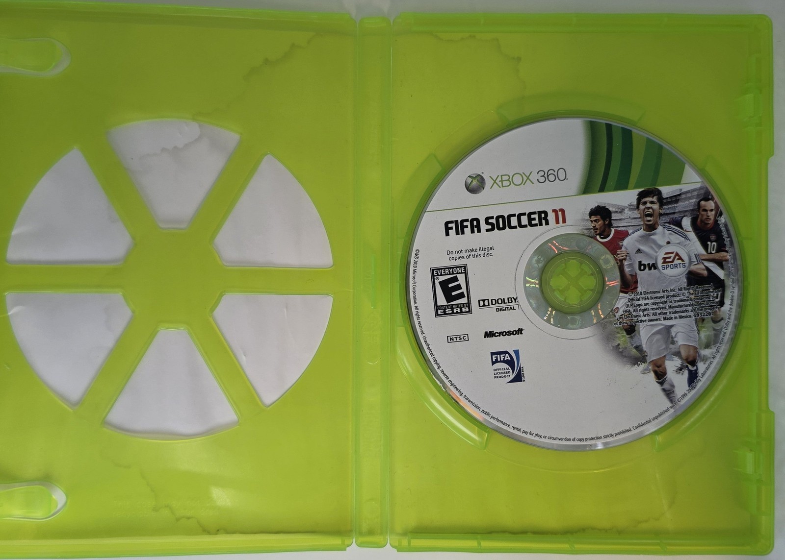 FIFA Soccer 11 Xbox 360 Box + Game EA Sports Soccer Football