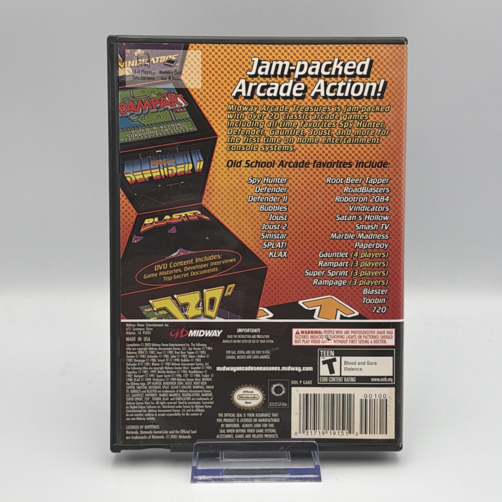 Midway Arcade Treasures 1 – GameCube complete CIB tested Ships Free