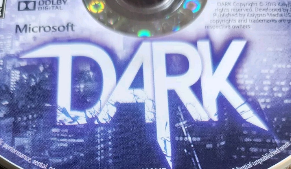Dark (Microsoft Xbox 360, 2013) Kalypso Altus CIB Complete DISC IS EXCELLENT