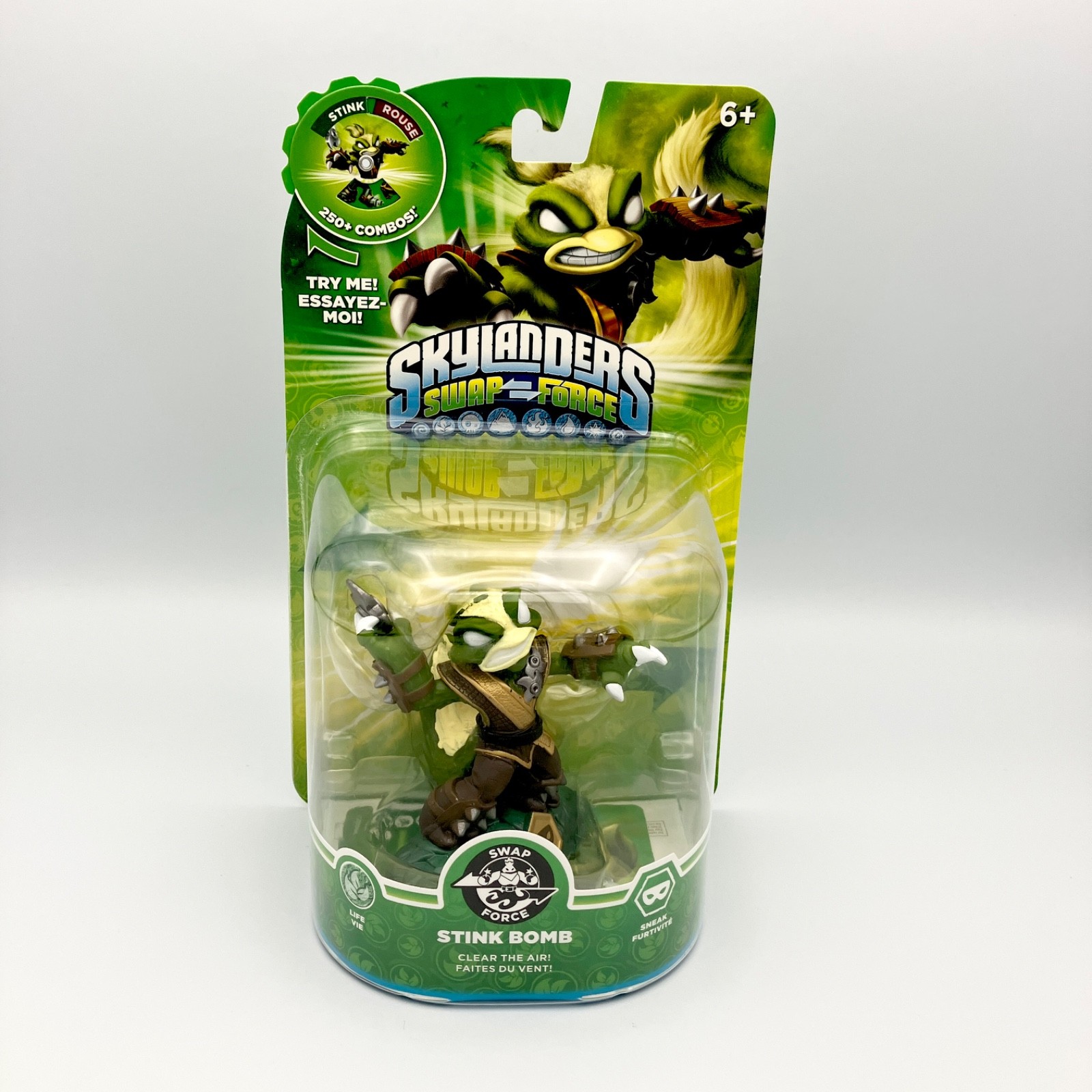 Skylanders Swap Force Stink Bomb Figure Character NIB Activision NEW SEALED