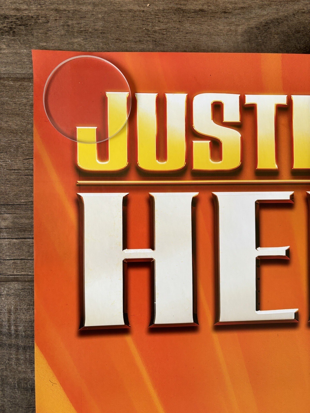 Justice League Heroes 2006 Video Game Promo Poster 38×25 Alex Ross Art DC Comics
