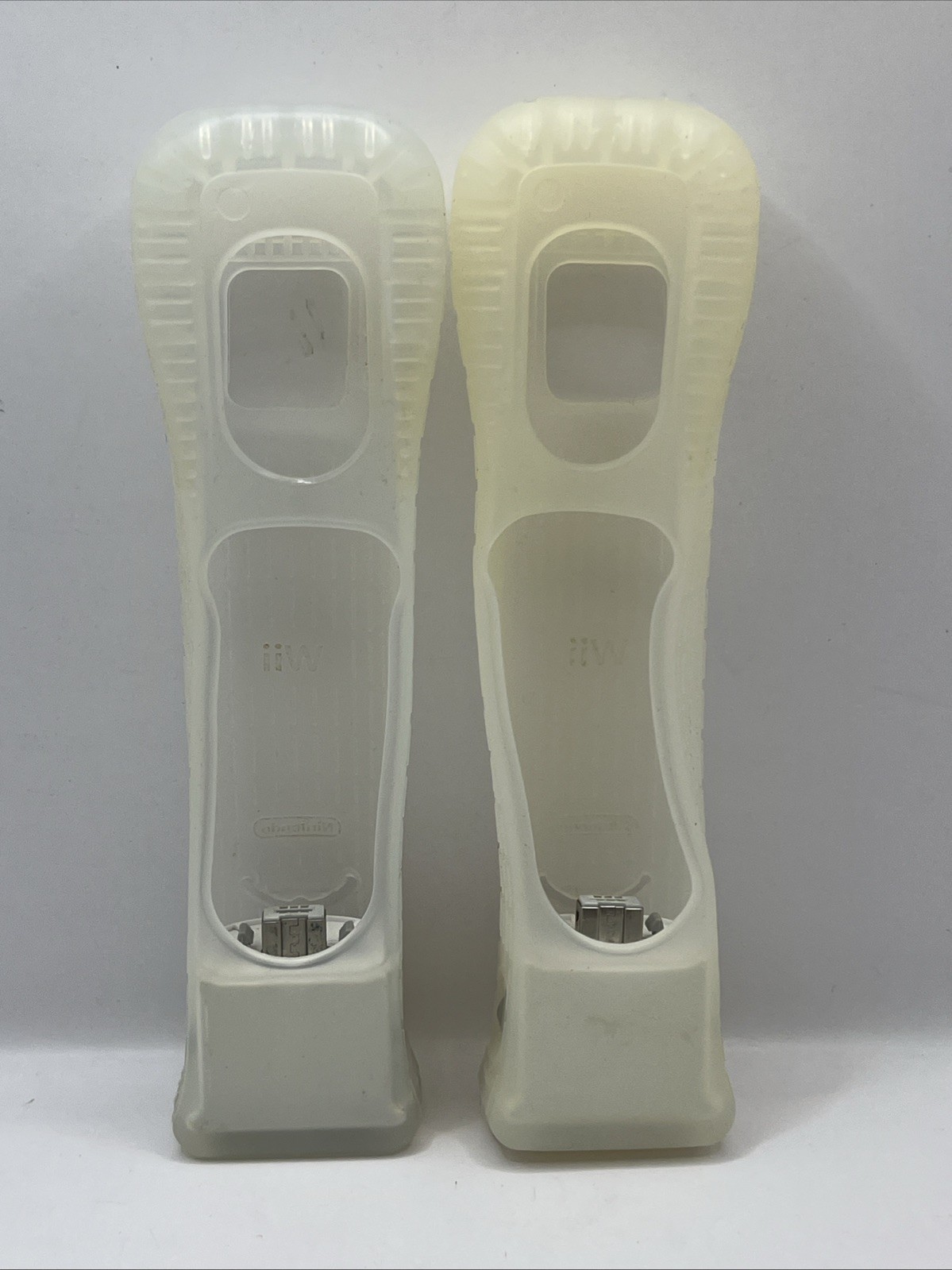 2x Official OEM Nintendo Wii Motion Plus Adapter White RVL-026 + Silicone Sleeve