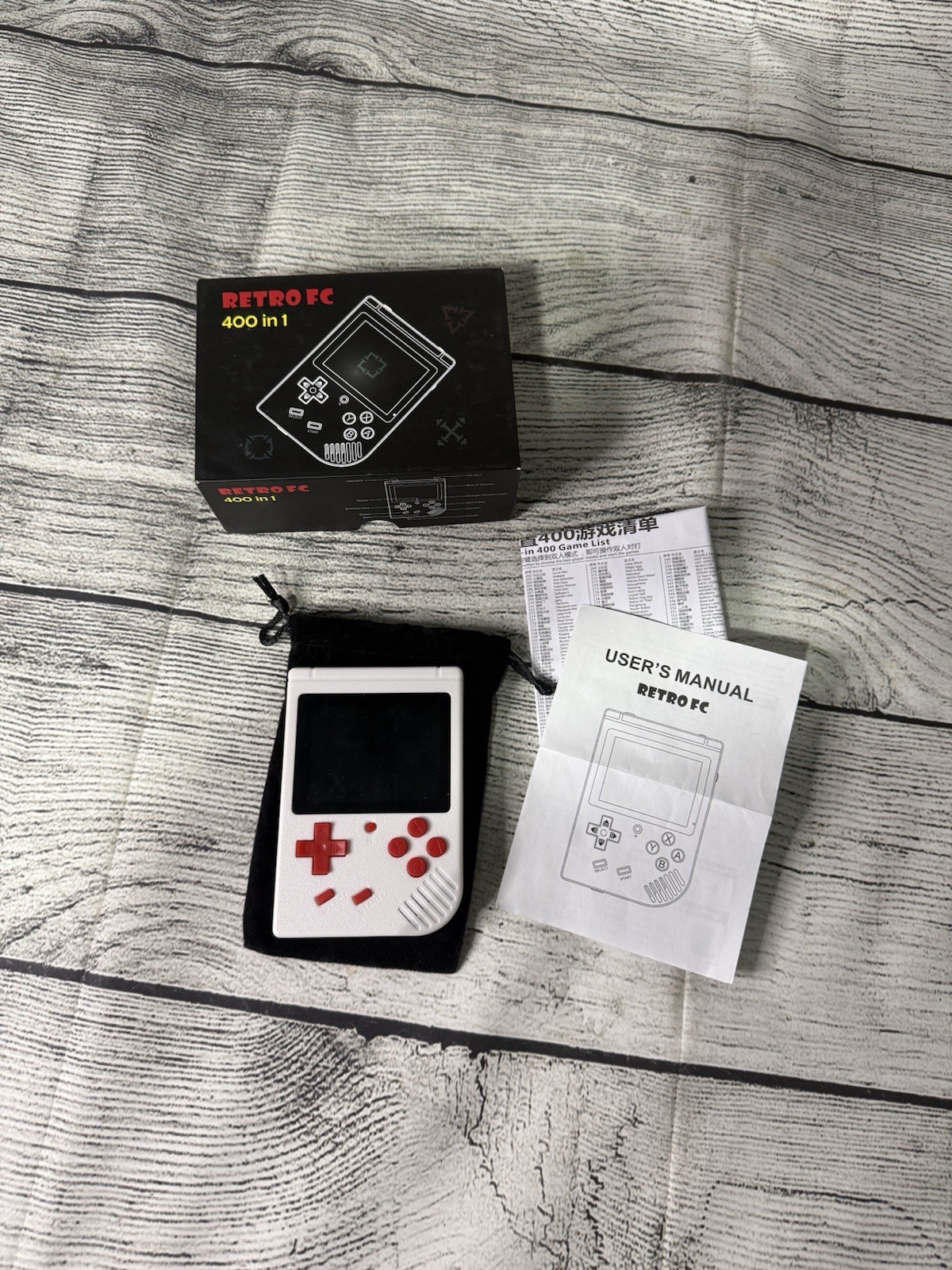 Retro FC Plus 400 in 1 Handheld Game Console