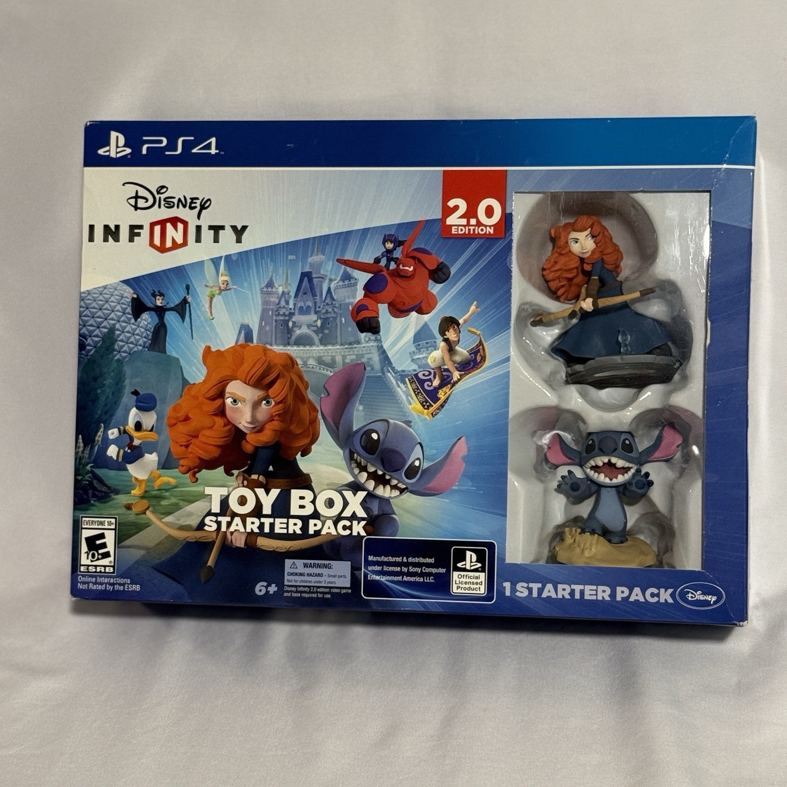 NEW Disney Infinity 2.0 Toy Box Starter Pack PS4 Game *SEALED* Stitch & Merida