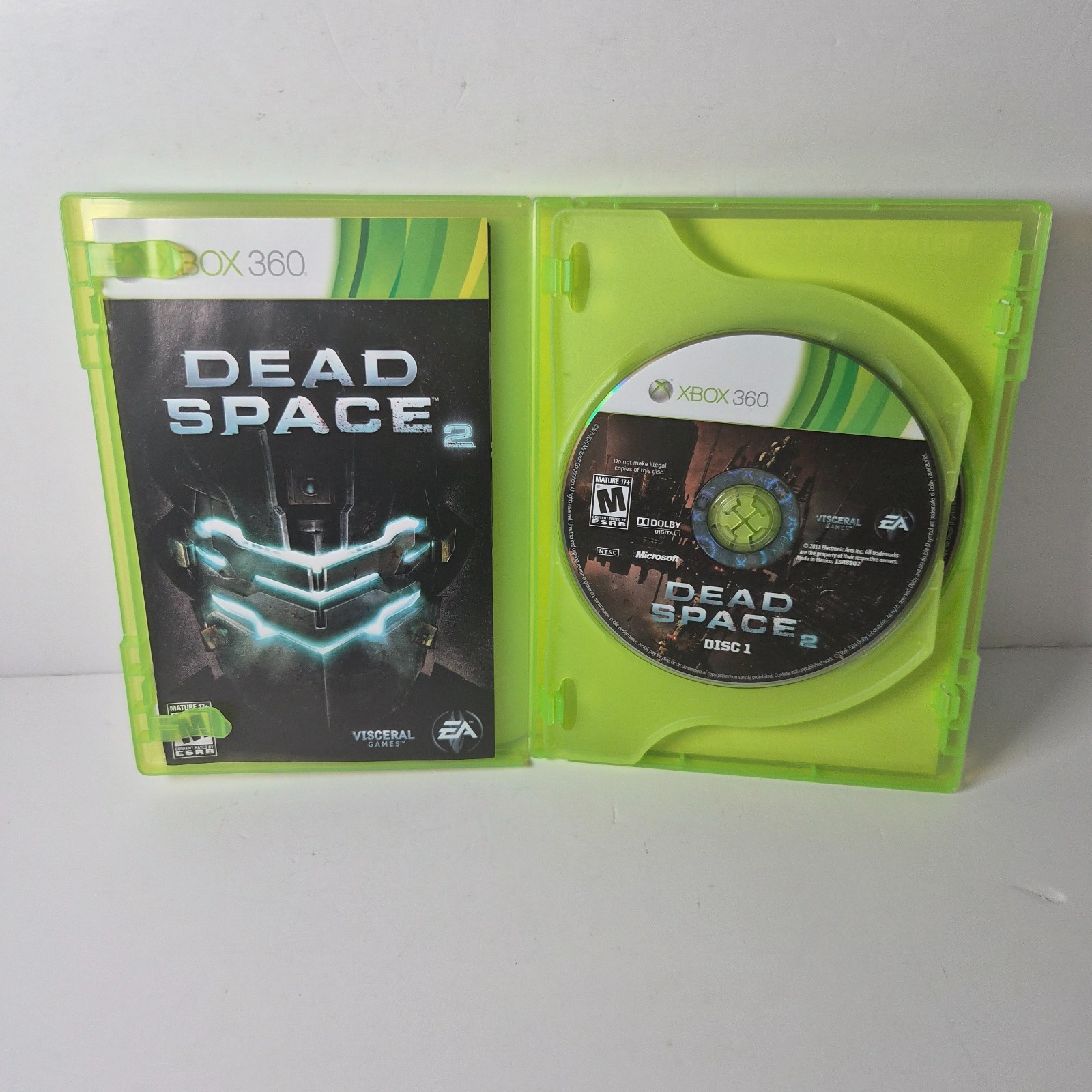 Dead Space 2 Xbox 360 CIB Tested 2 Disc Set Manual Inserts