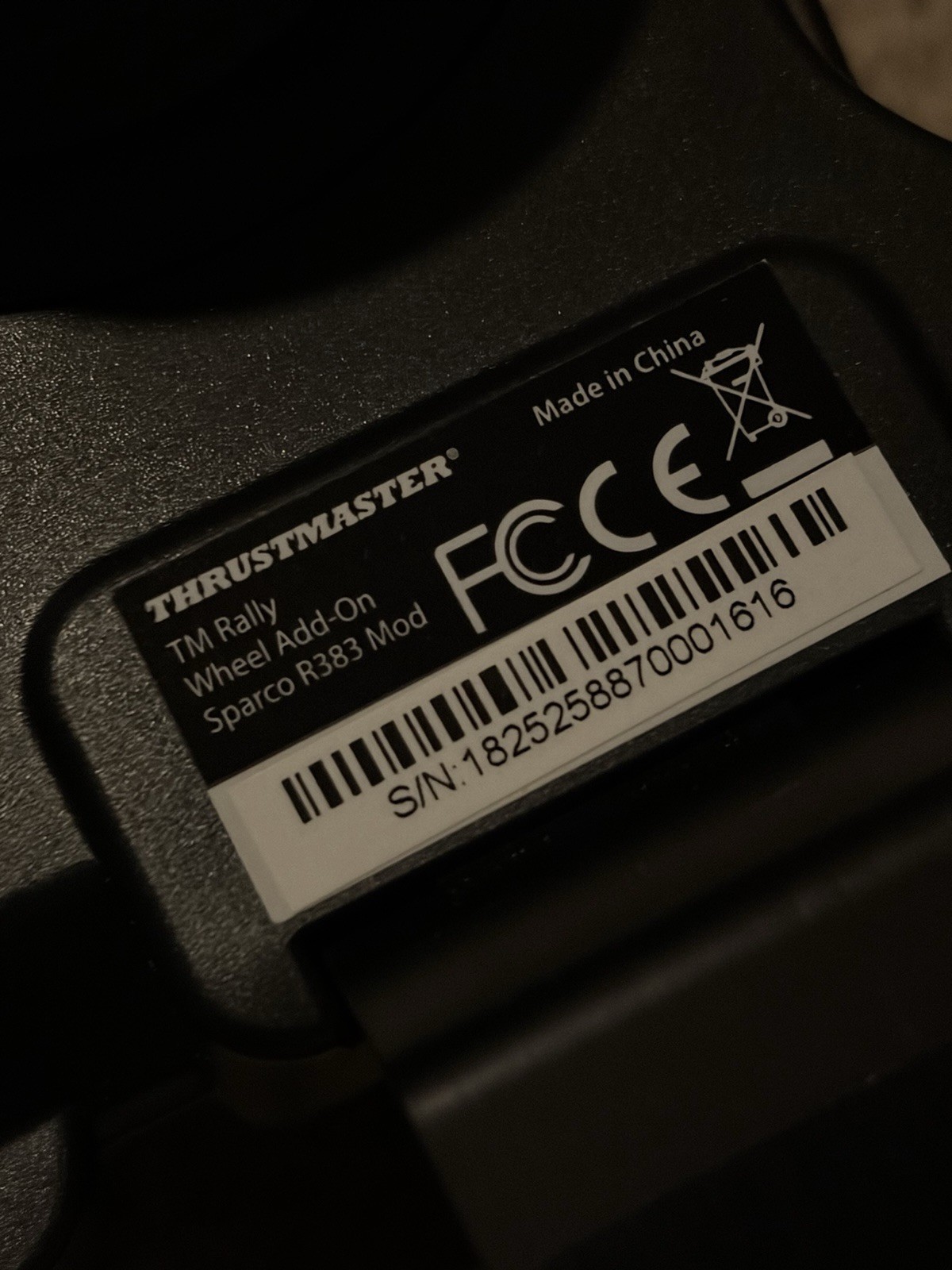 Thrustmaster TM Rally Wheel Add-On for Sparco R383 Mod