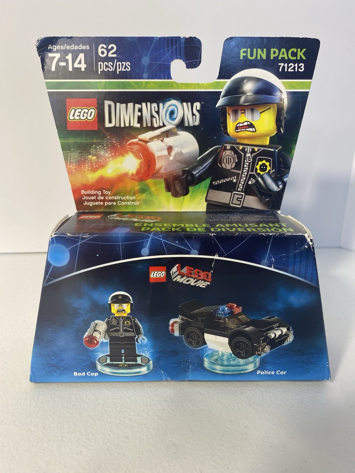 LEGO Dimensions 71213 Bad Cop Fun Pack NEW Sealed Retired Box Worn.