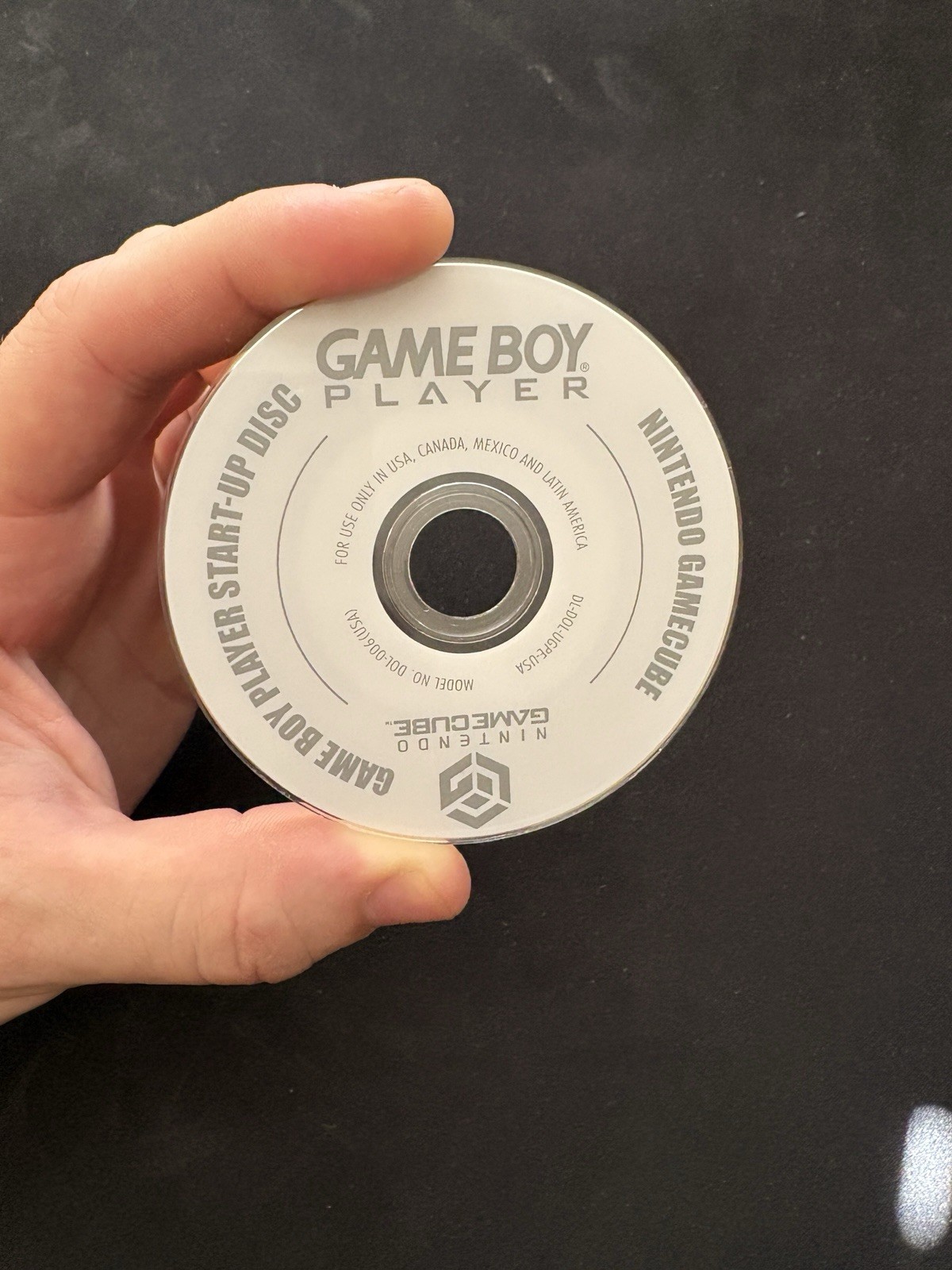 Nintendo Game Boy Player DOL-017 Black for GameCube w/ Start-Up Disc