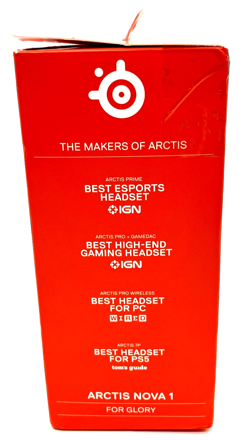 SteelSeries Arctis Nova 1 Wired Gaming Headset Adjustable Headband PC
