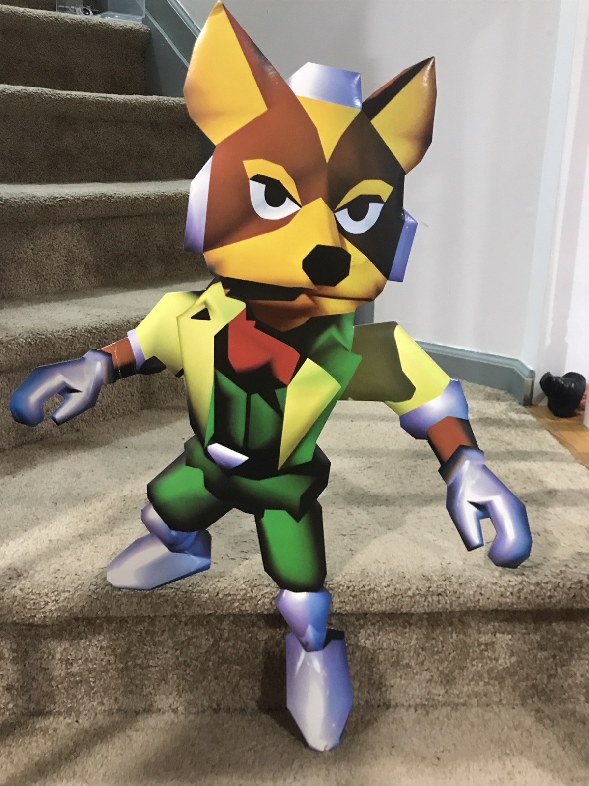 Nintendo 64 Star fox Starfox N64 Cut Out Standee Store Display Launch Promo