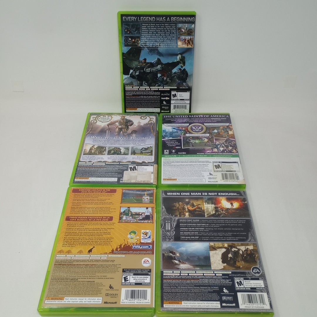 Lot Of 22 Xbox 360 Games With Cases (Many Have Manuals) UNTESTED See Pics!