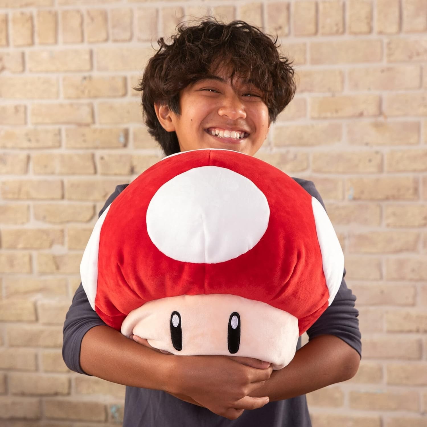 15-Inch Red Mushroom Plush Toy – Soft Squishy Stuffed Animal for Collectors