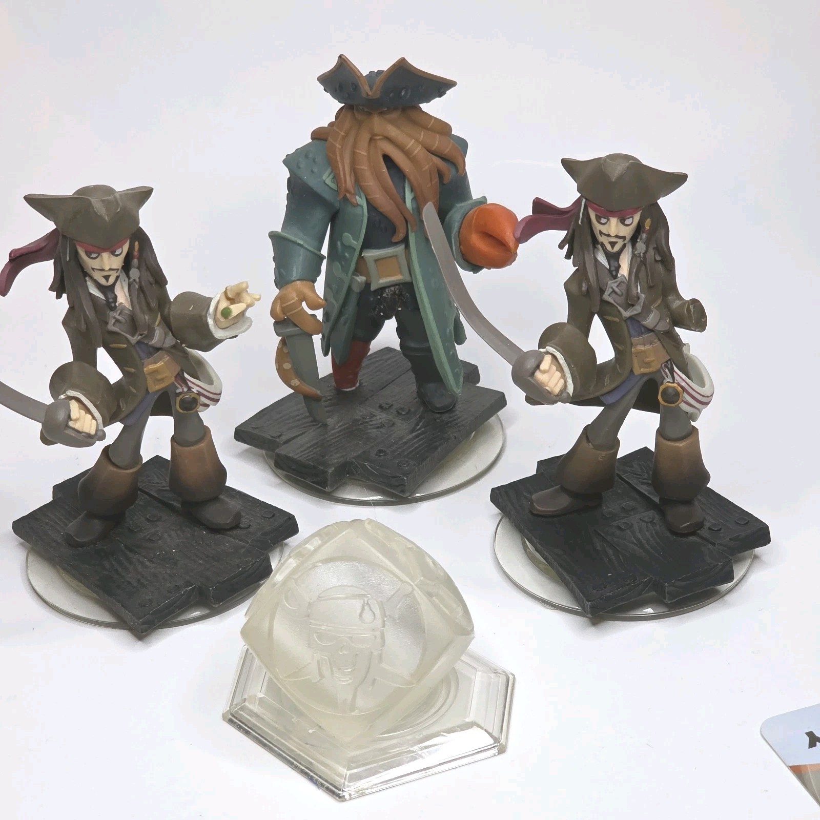 Captain Jack Sparrow Davey Jones Disney Infinity Pirates of the Caribbean Lot
