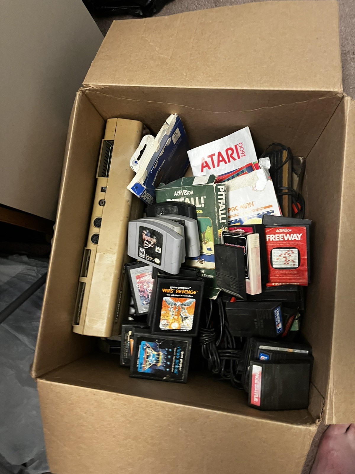 Vintage Atari N64 Commodore 64 Huge Game Lot 60+ Games Untested Rare