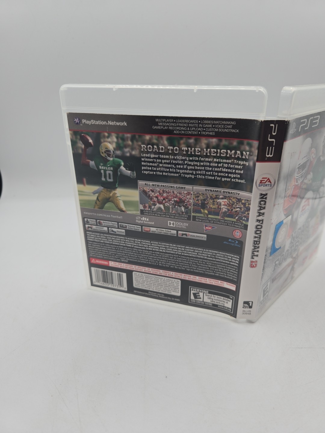 NCAA Football 13 (Sony PlayStation 3, 2012) PS3 Tested Working