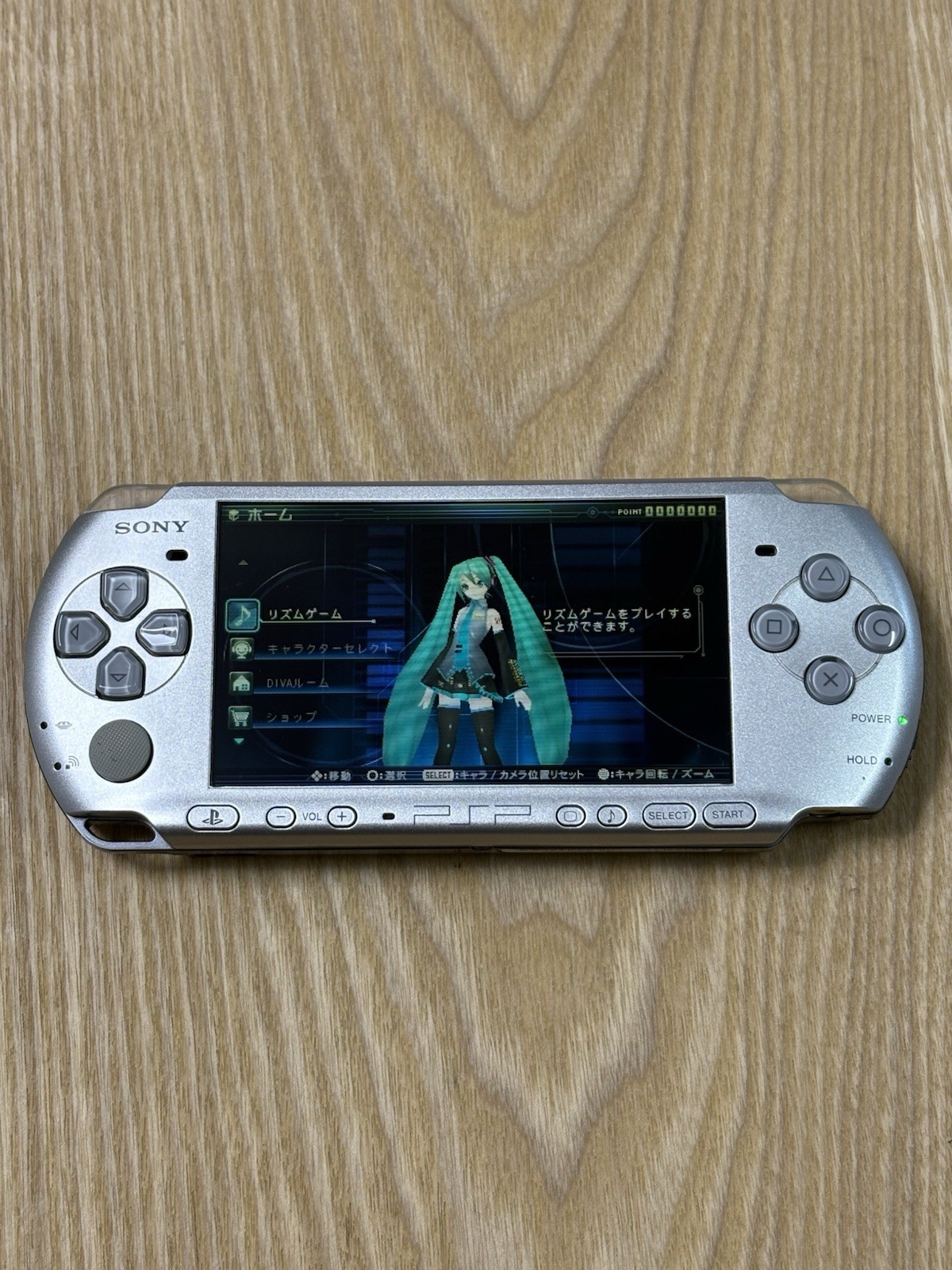 Sony PSP 3000 Mystic Silver Console PSP-3000 Tested Working Japan