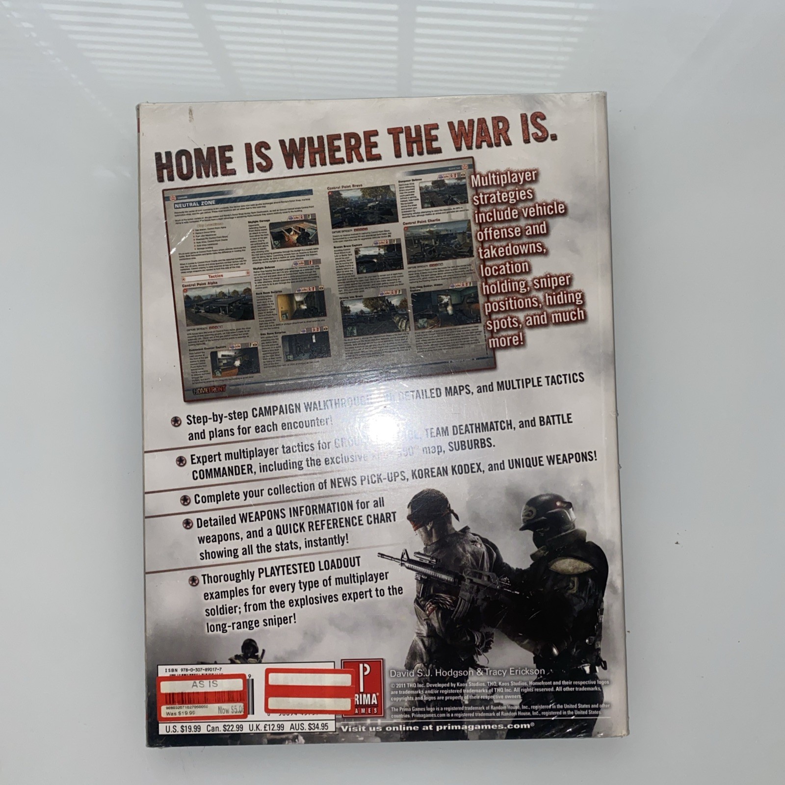 SEALED Homefront Prima Official Game Guide by David Hodgson