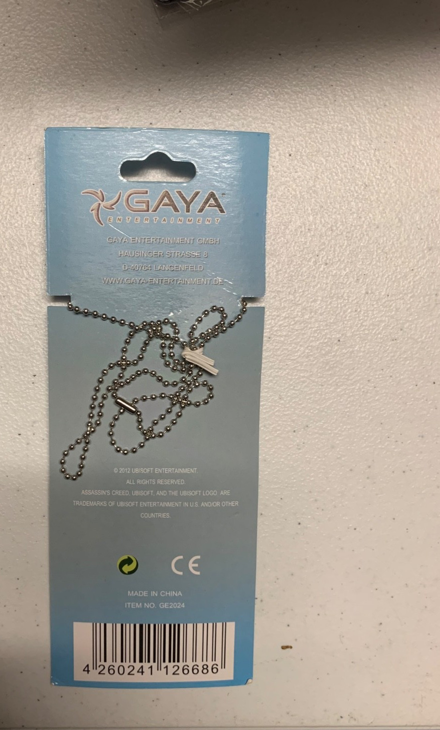 ASSASSINS Creed III – Dog Tag´s from 2012 new in bag