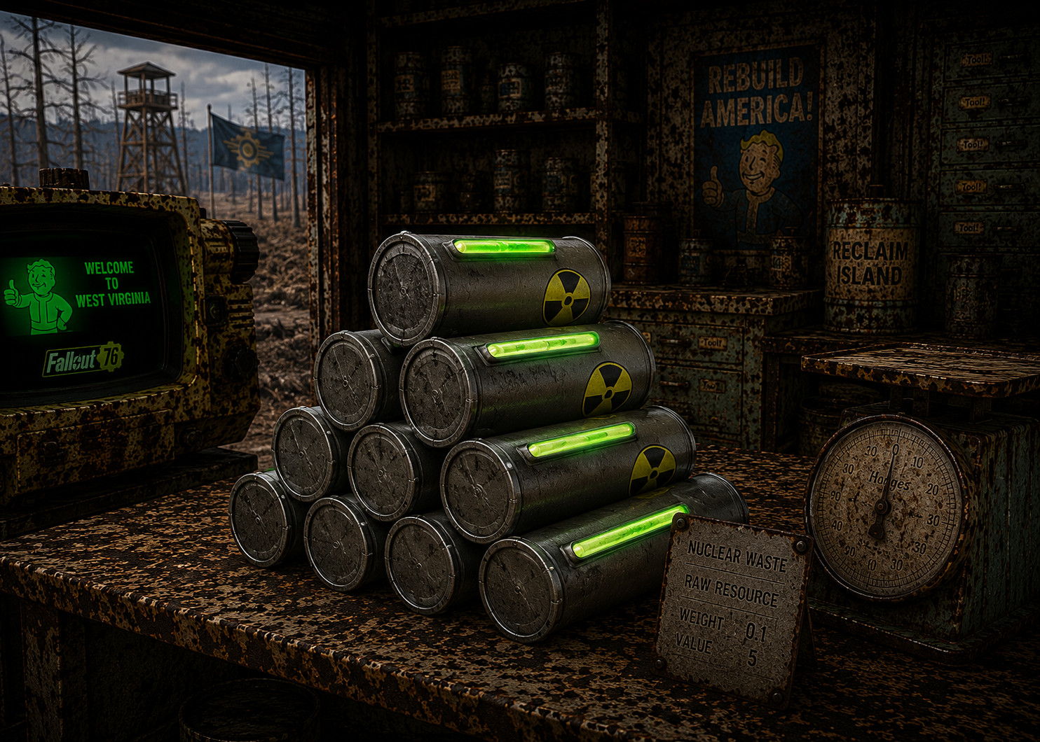 PS4 / PS5 Fallout 76 junk x1,000 nuclear waste