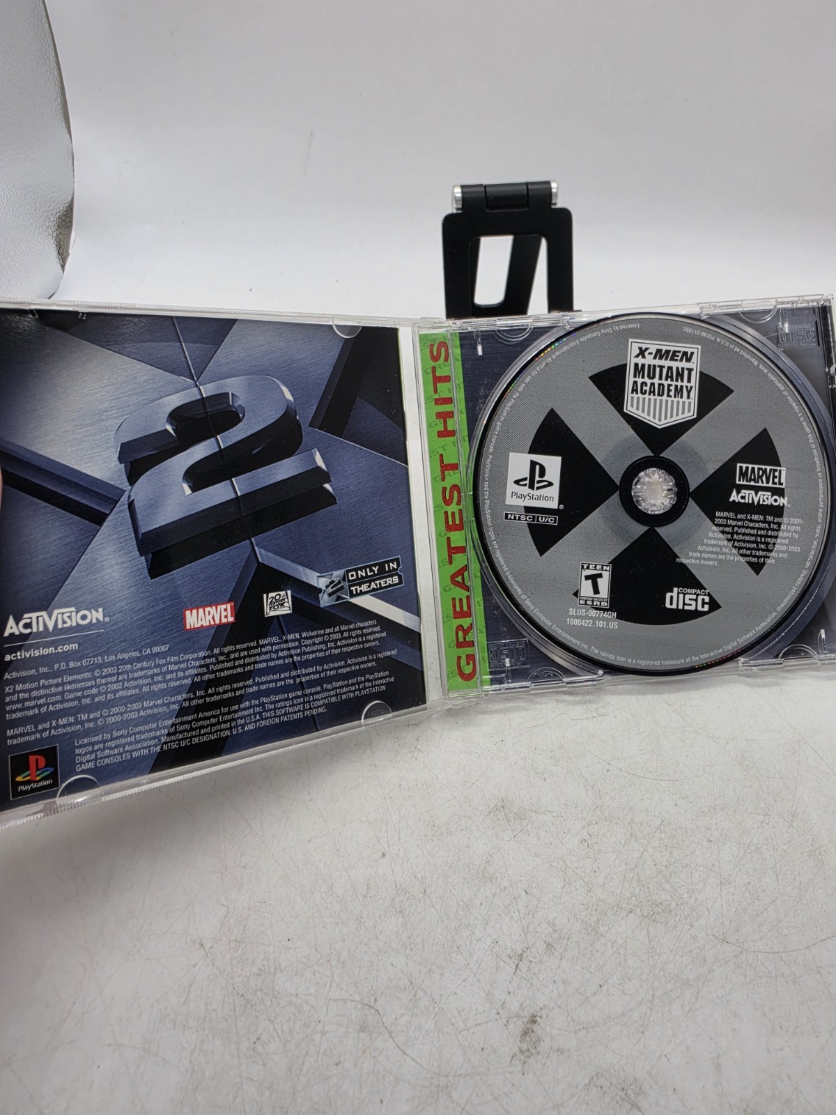 X-Men: Mutant Academy Greatest Hits (Sony PlayStation 1, 2003) Cib Complete
