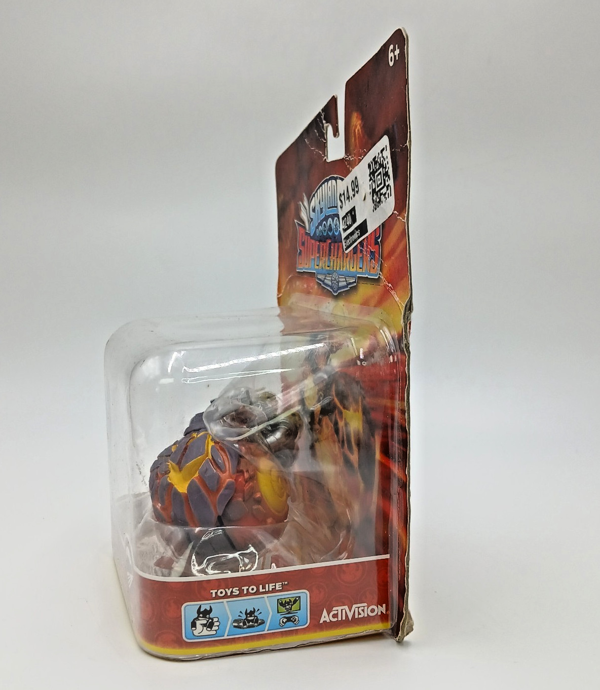 Skylanders SuperChargers Burn Cycle Fire Land Vehicle Toys to Life NOS READ FLAW