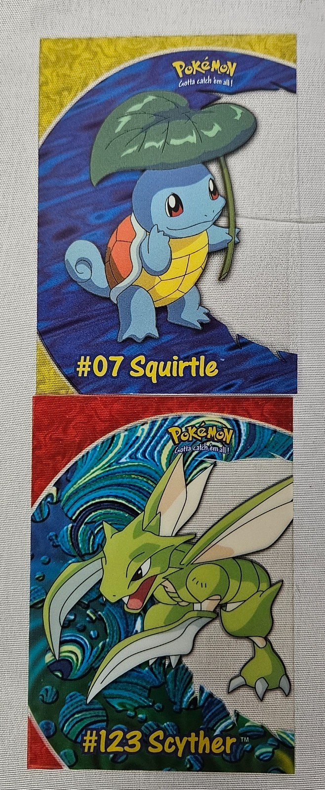 8x Topps Pokemon TV Animation Clear Chase Cards SEE PHOTOS