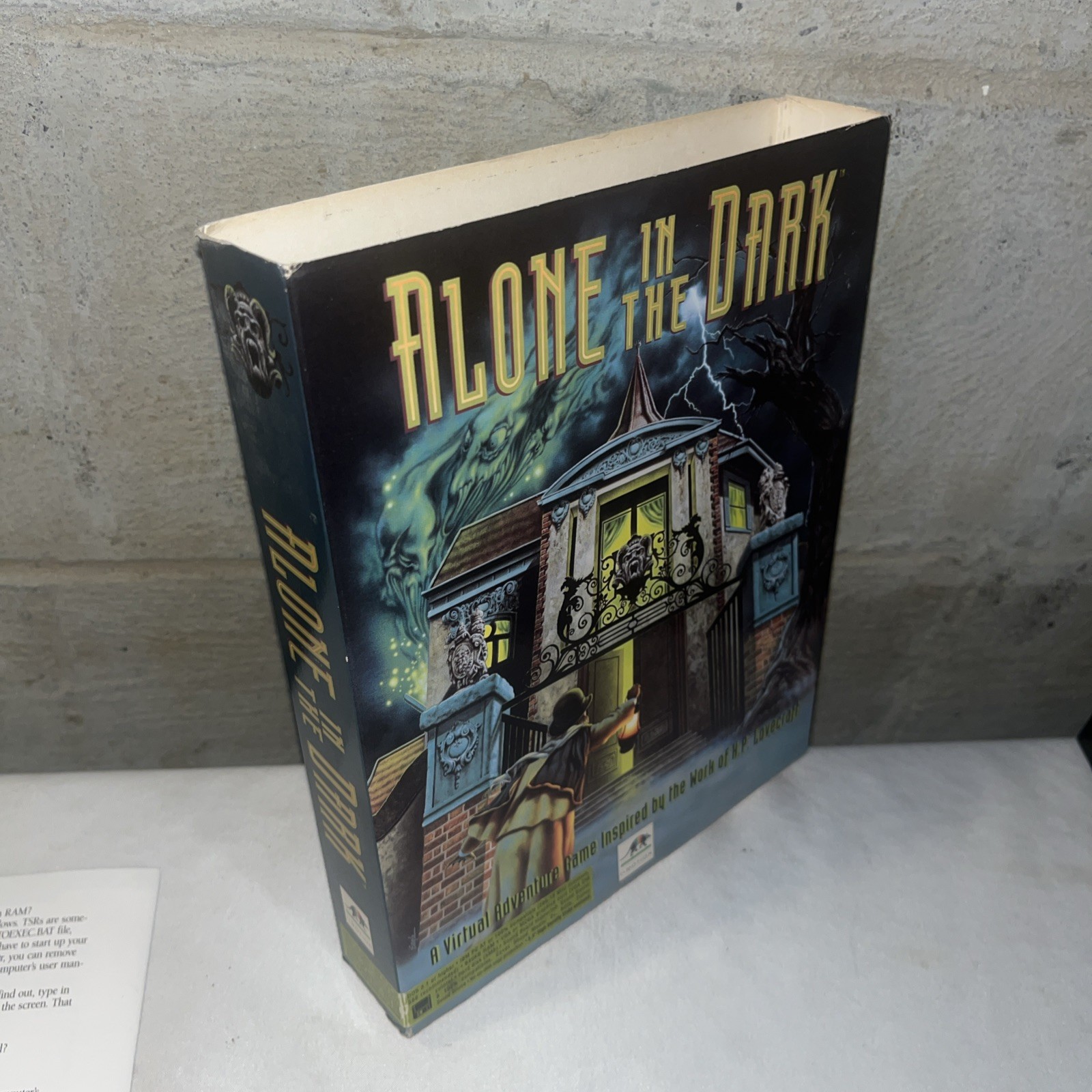 Alone in the Dark (PC, 1993) Big Box Completely 4 3.5” Disks Tested