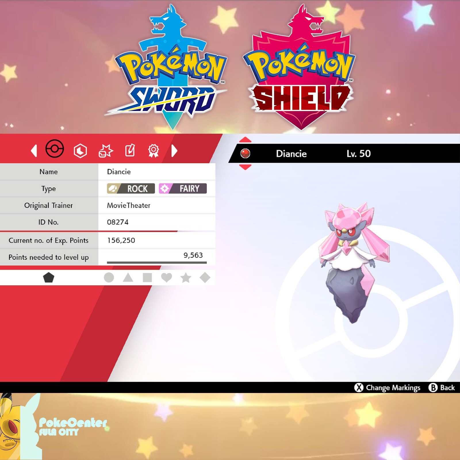 💚 Diancie Event | MovieTheater Event | Pokemon Sword & Shield | UNTOUCHED